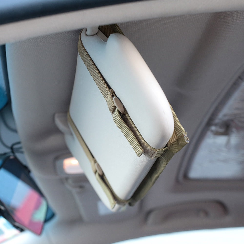 car visor organiser