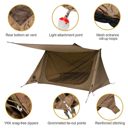 Portable Tent | 75D Nylone | YKK Zipper|  Water Proof |  Ani Tear