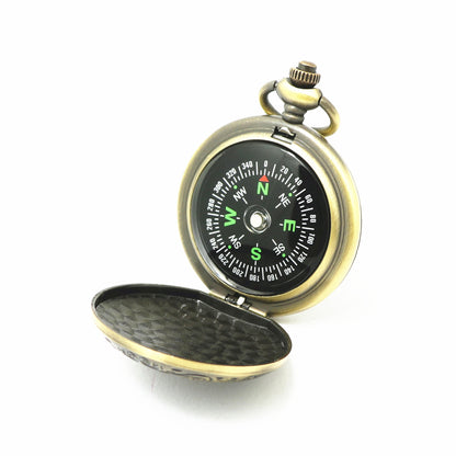 Vintage Zinc Alloy Compass Watch