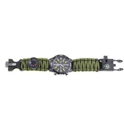 6 in 1 Paracord Compass Watch