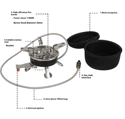 Split Gas Stove | Foldable