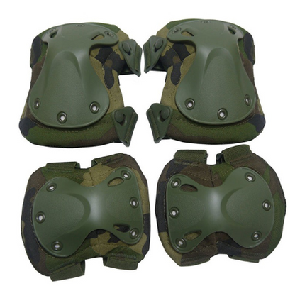 Tactical Knee and Elbow Pads Set for Outdoor Protection