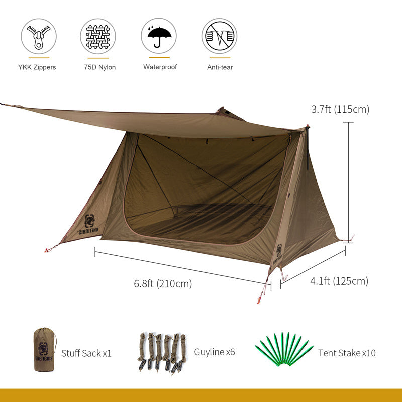 Portable Tent | 75D Nylone | YKK Zipper|  Water Proof |  Ani Tear