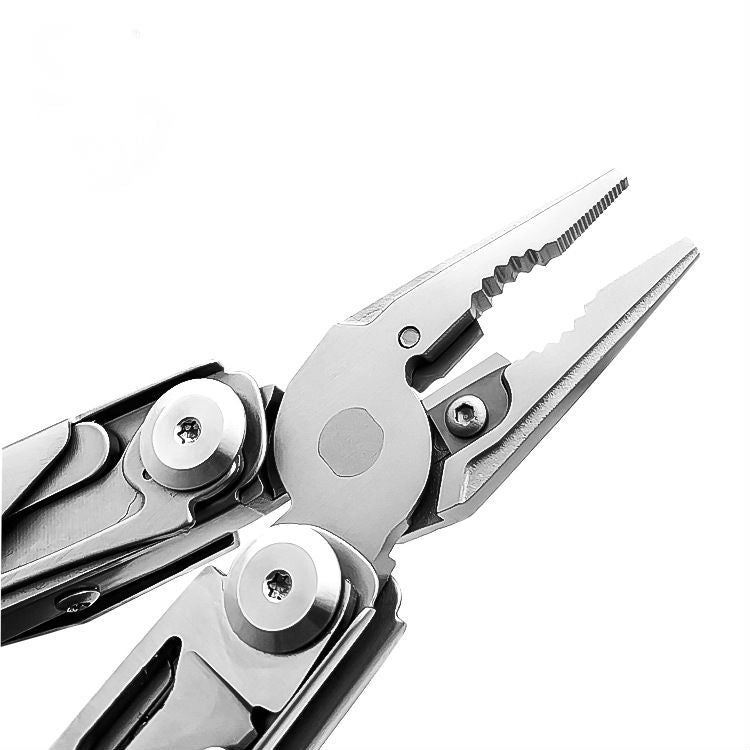 11 in 1 Folding Stainless Steel Saber EDC Multitool with Pliers HRC78K 420 Steel