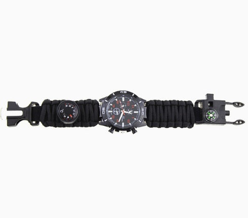 6 in 1 Paracord Compass Watch