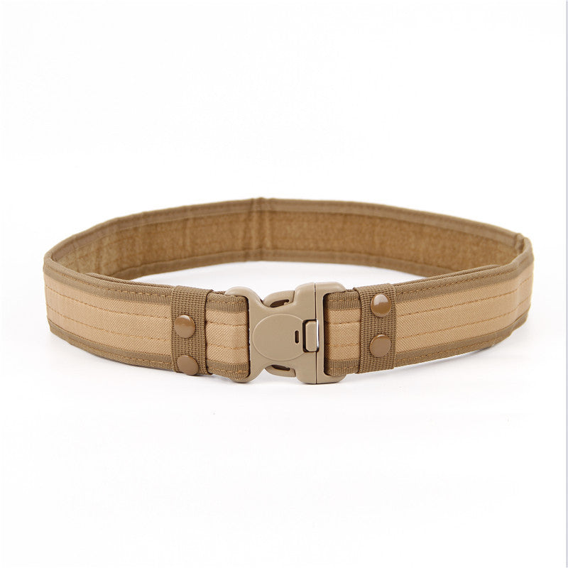 military canvas belt khaki color