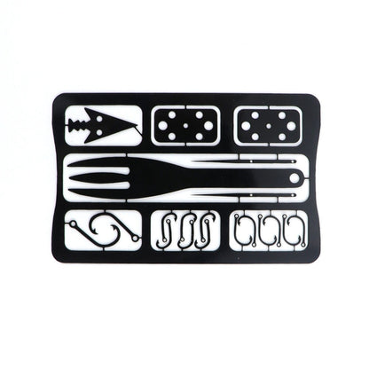 Multifunctional Field Survival Tool Card