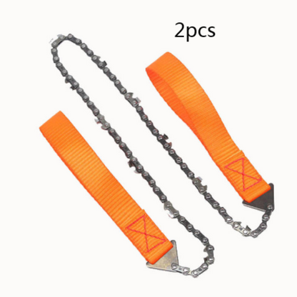 hand chain saw sets orange