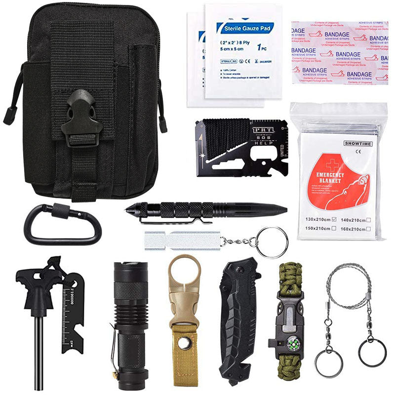 13 In 1  Emergency Survival Gear Professional First Aid Kit