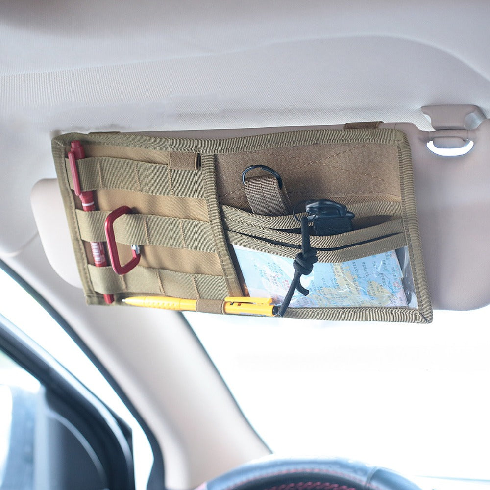 car visor organiser