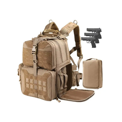 Tactical Range Backpack Bag Khaki