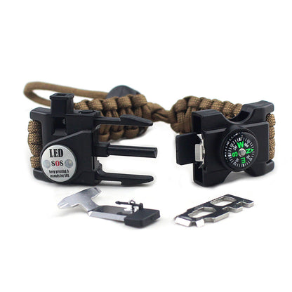 Parachute Cord Braided Adjustable Survival Bracelet