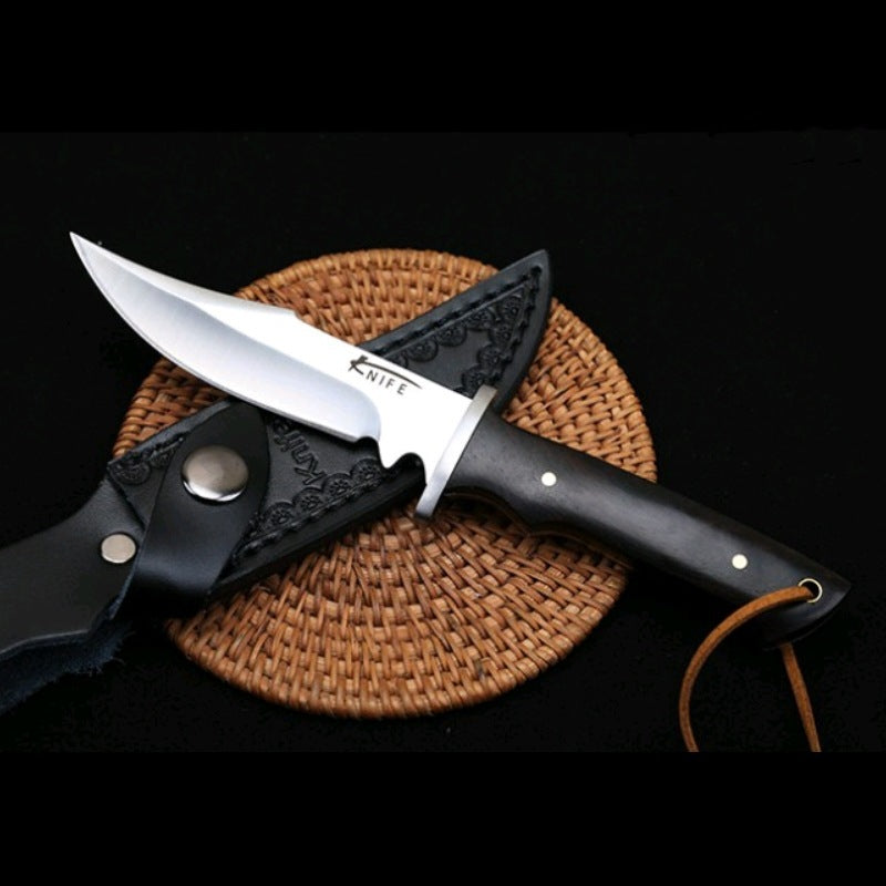 Handmade 5CR13 Fixed Blade Knife | With Holester| 57HRC