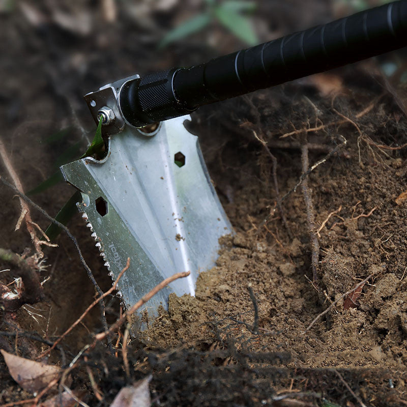 folded Military Shovel digging