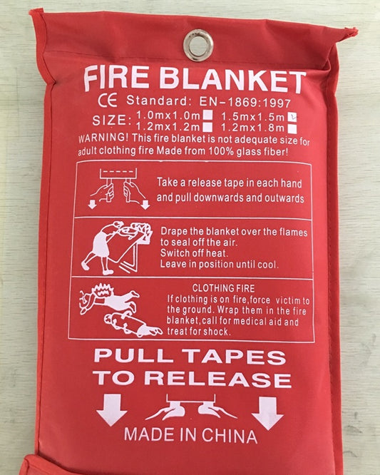 Fire Extinguisher Blanket | Fiberglass | Fire Flame Retardant