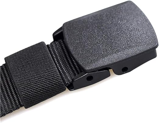 Canvas web Belt plastic buckle