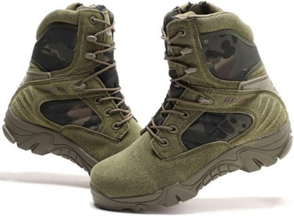 combat boots green 