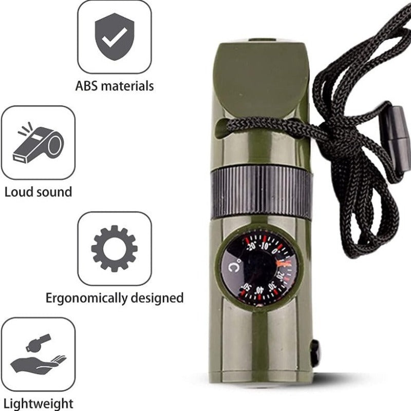 survival whistle 7 in 1