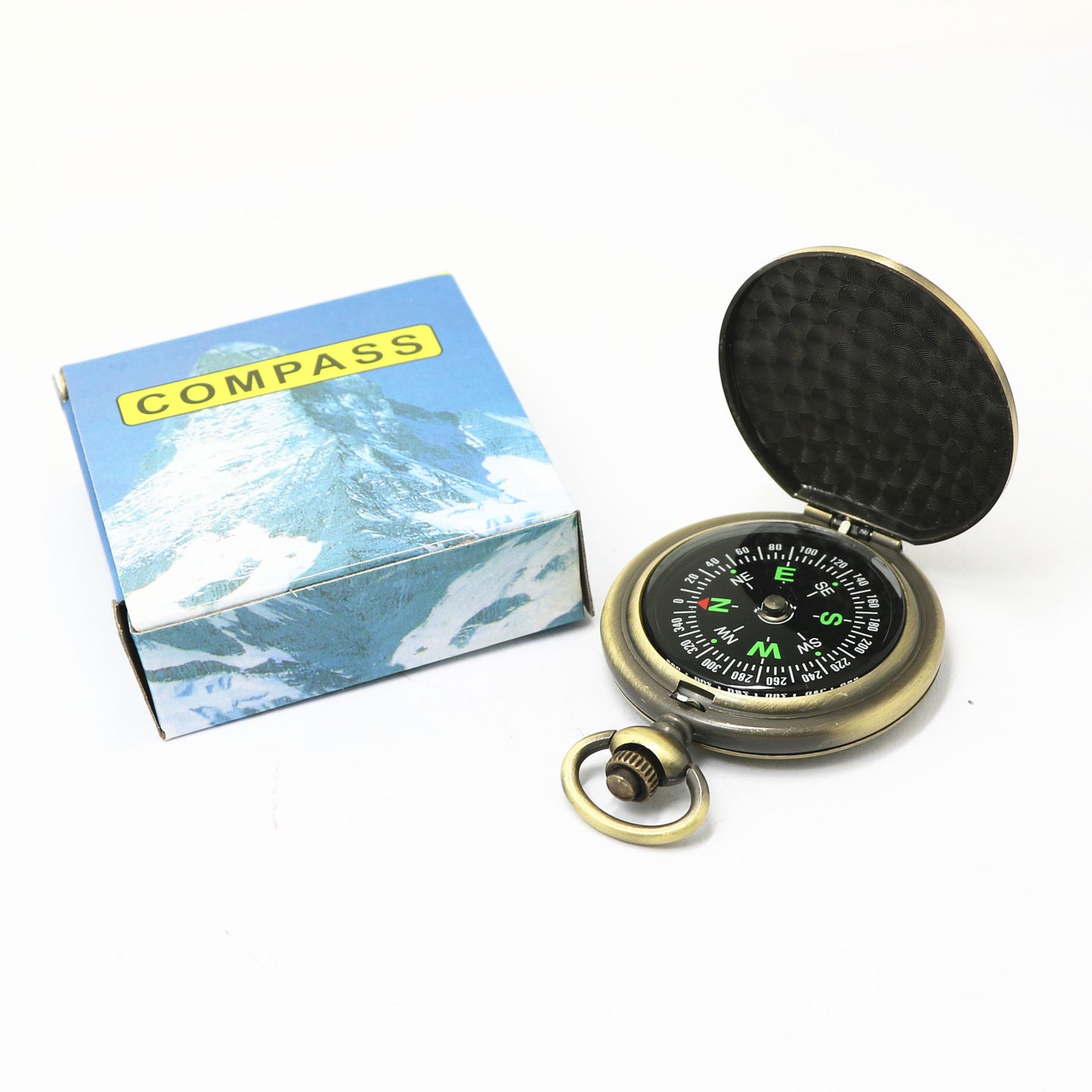 Vintage Zinc Alloy Compass Watch