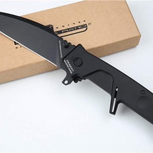 N690 Tactical Folding Knife| 6061-T6 Aluminum Alloy Handle| 58HRC