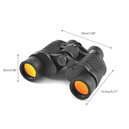 low light night vision binoculars dimentions