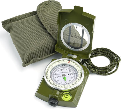 Military Grade Compass Lensatic Sighting | Waterproof| Shockproof