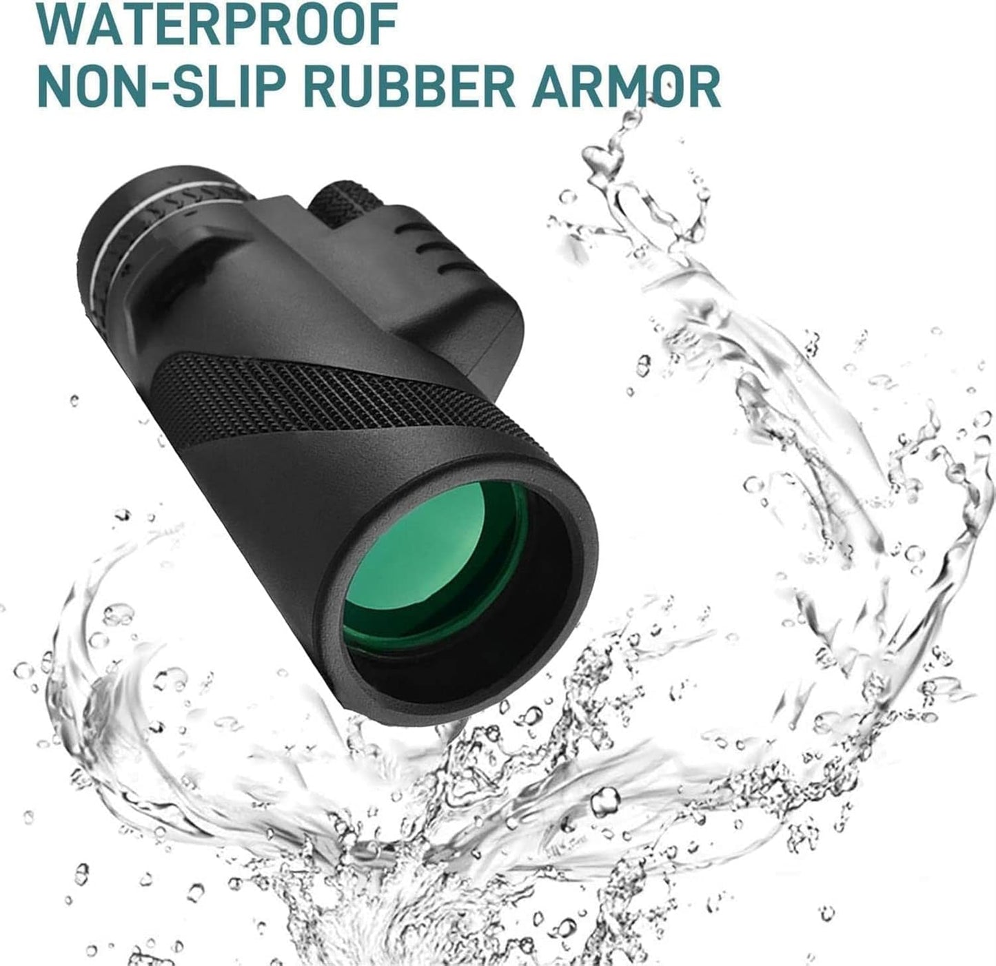 Starscope Monocular Gen 3 with waterproof non-slip rubber armor design.