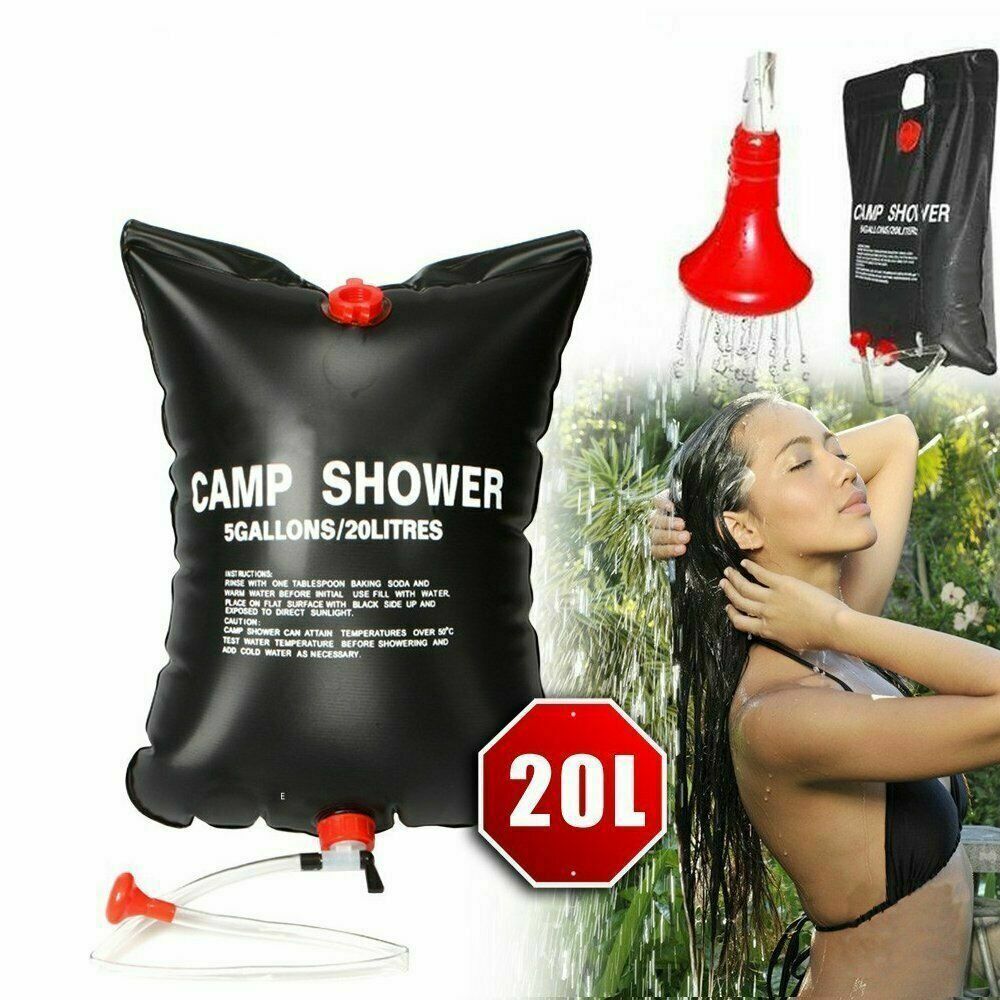 Camping Shower Bag | 20L | Solar Sun Heating