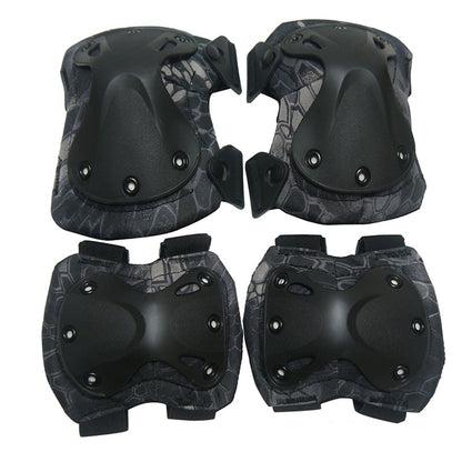 Tactical Knee and Elbow Pads Set for Outdoor Protection