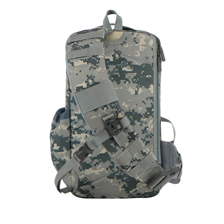 Camouflage EastWest U.S.A RT525 waterproof traveling bag with adjustable strap and MOLLE system