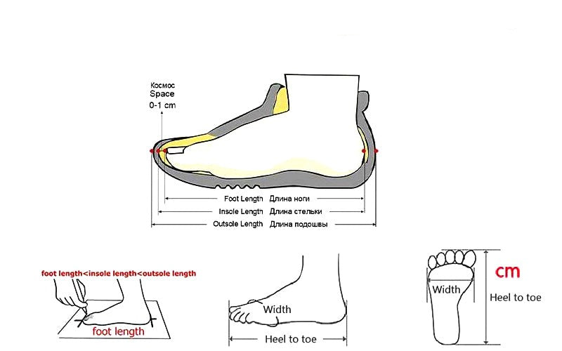 steel toe hiking shoes size chart guide