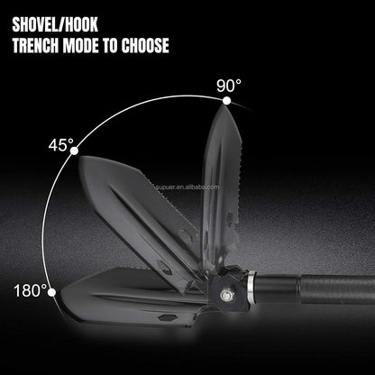 Outdoor Tactical Shovel Folding Multifunctional Survival Shovel