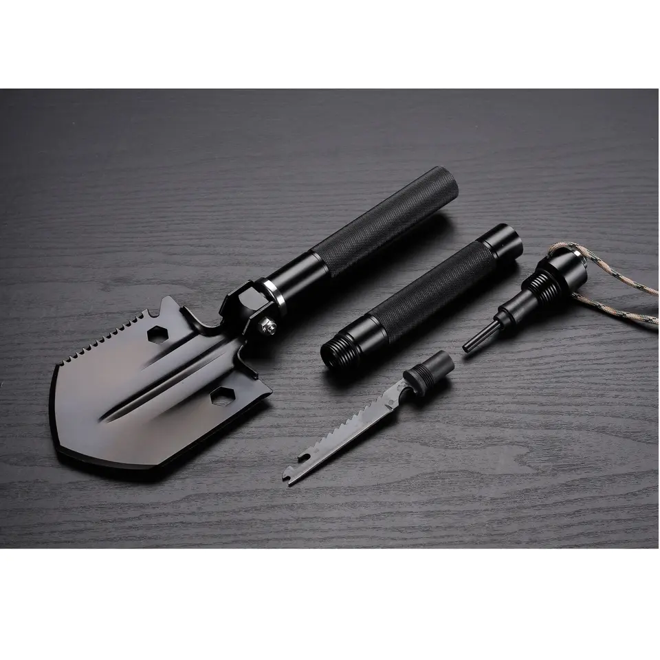 Outdoor Tactical Shovel Folding Multifunctional Survival Shovel