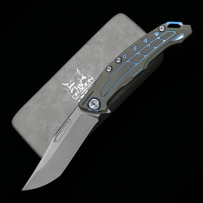 M390 Powder Steel Knife | TC4 Titanium Alloy Handle} Folding Knife