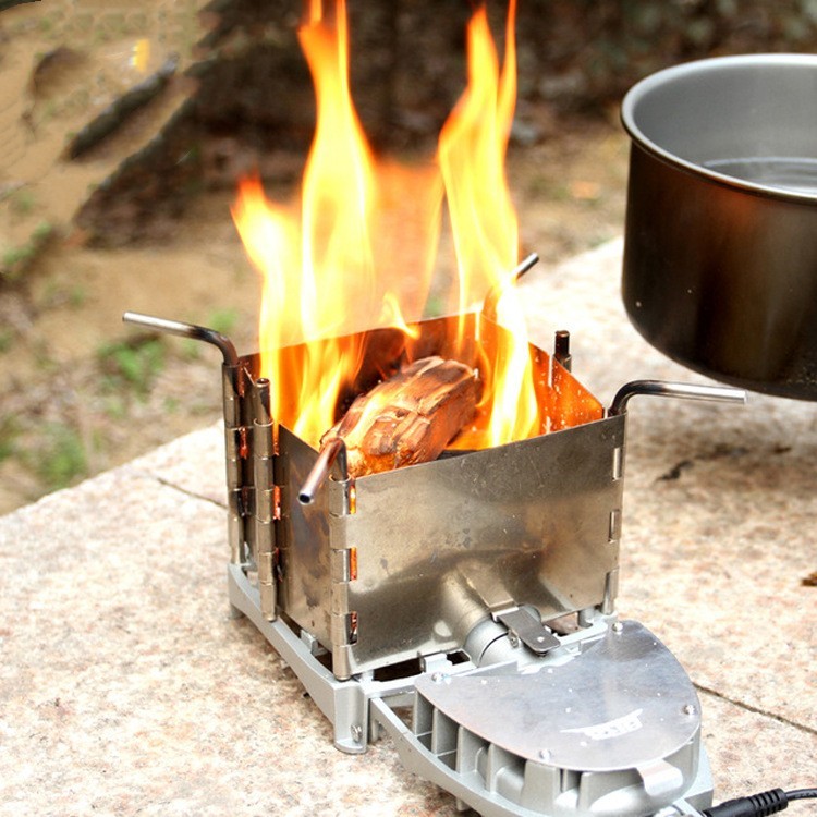 Mini Wood Stove | Stainless Steel | Folding