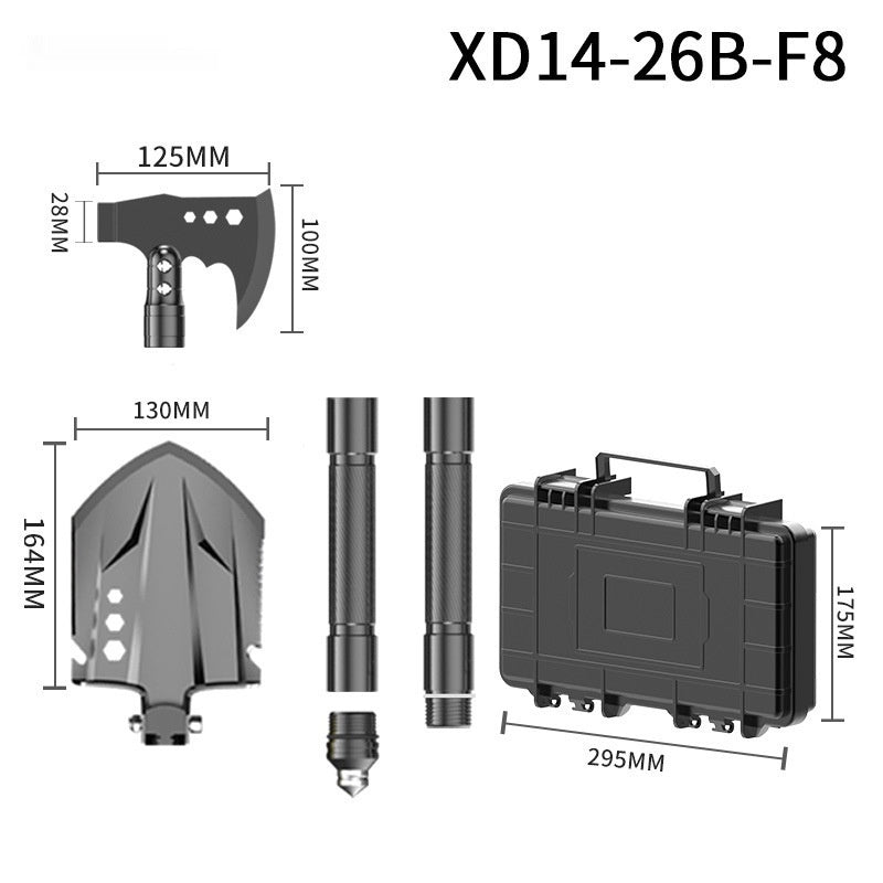 tactical shovel box dimensions 