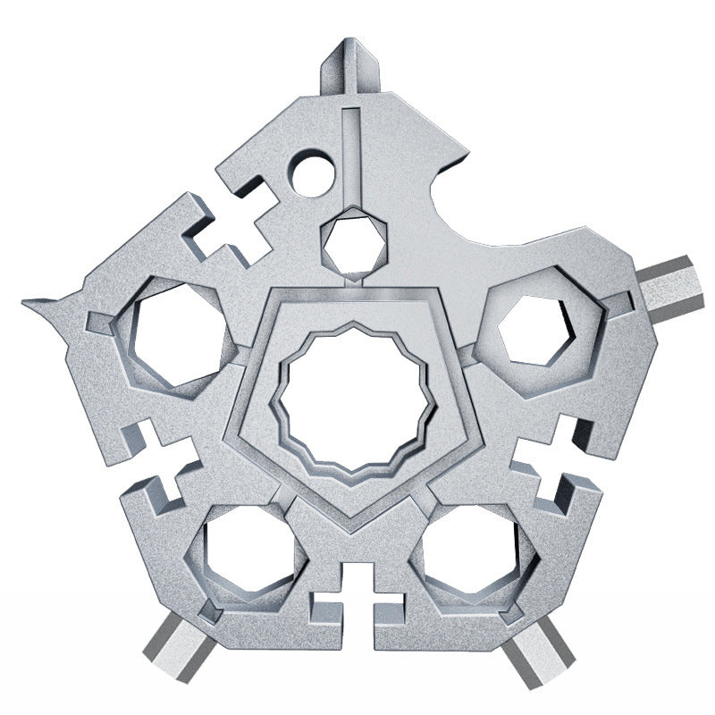 EDC Multitool Key Chain | 23 in 1 | Snowflake