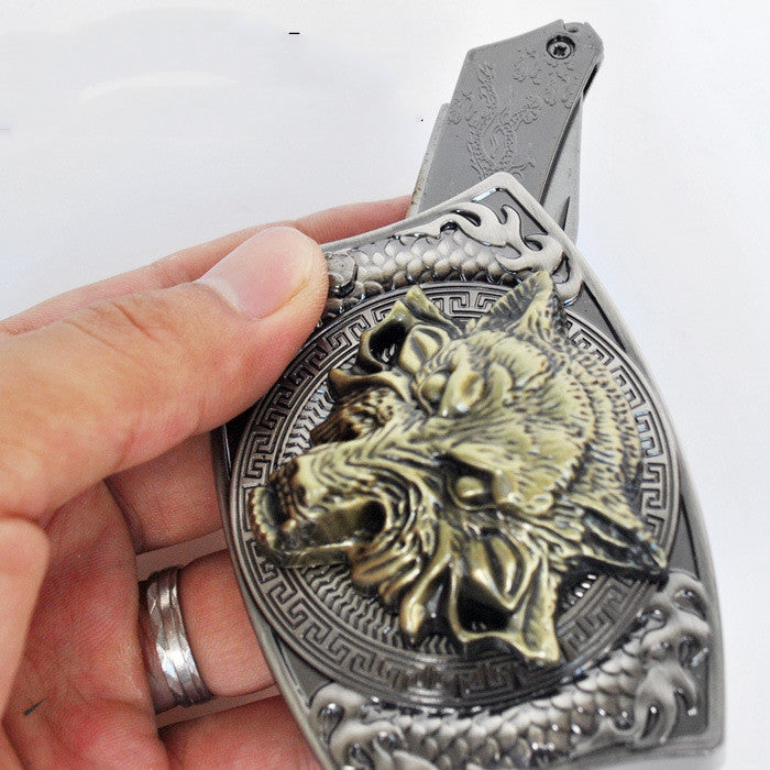 Belt Buckle with Hidden Knife | 8 Styles