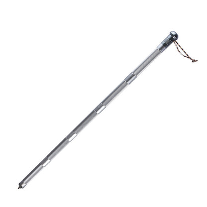 Foldable Survival Walking Stick: Multi-function Trekking Pole for Outdoor Self-defense