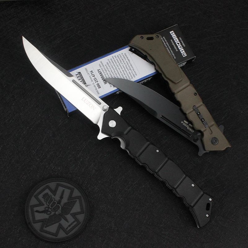 8Cr13Mov Cold Steel | Nylon Fiber Handle | Tactical Folding | 59-60HRC