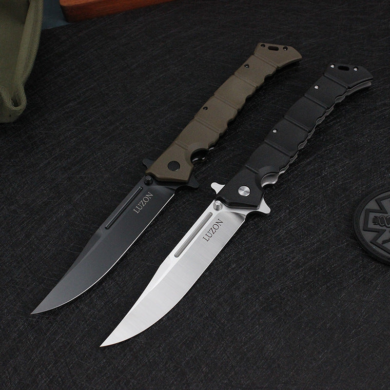 8Cr13Mov Cold Steel | Nylon Fiber Handle | Tactical Folding | 59-60HRC