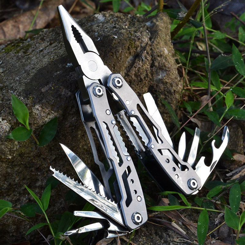 Multi-function with Pliers Safety Belt Lock Combination Folding Knife