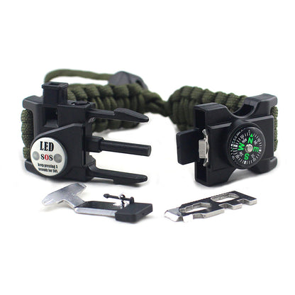 Parachute Cord Braided Adjustable Survival Bracelet