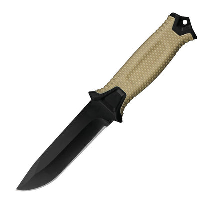 High Carban Steel Knife | Fixed Blade | Nylone Rubber Grip