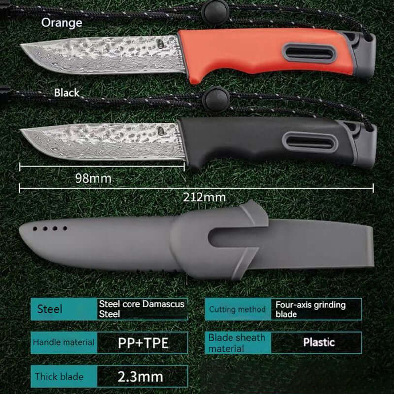 Damascus Knife | Fixed Blade