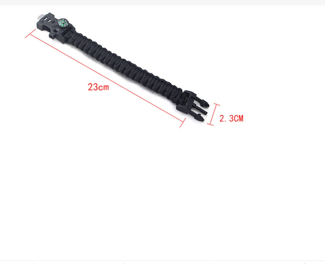 Parachute Cord Woven Survival Bracelet