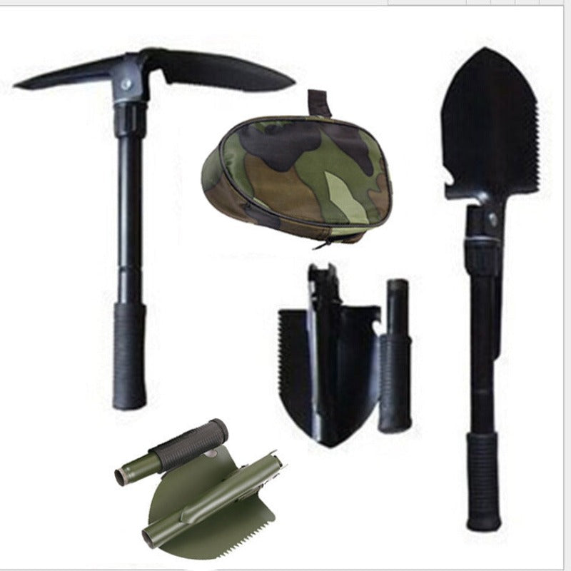 Tactical Shovel with compass for Outdoor Survival and Camping