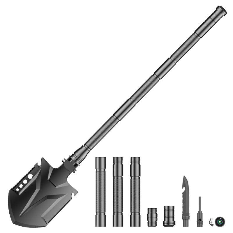 Folding Military Shovel black