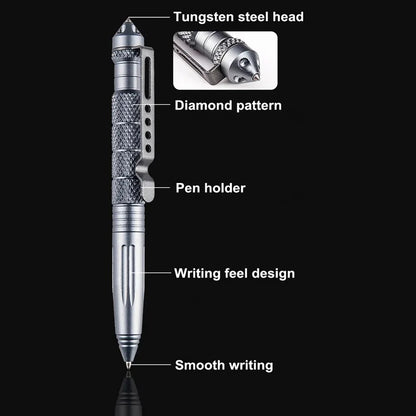 9-in-1 Multi-function Survival Pen | Flashlight | Window Breaker