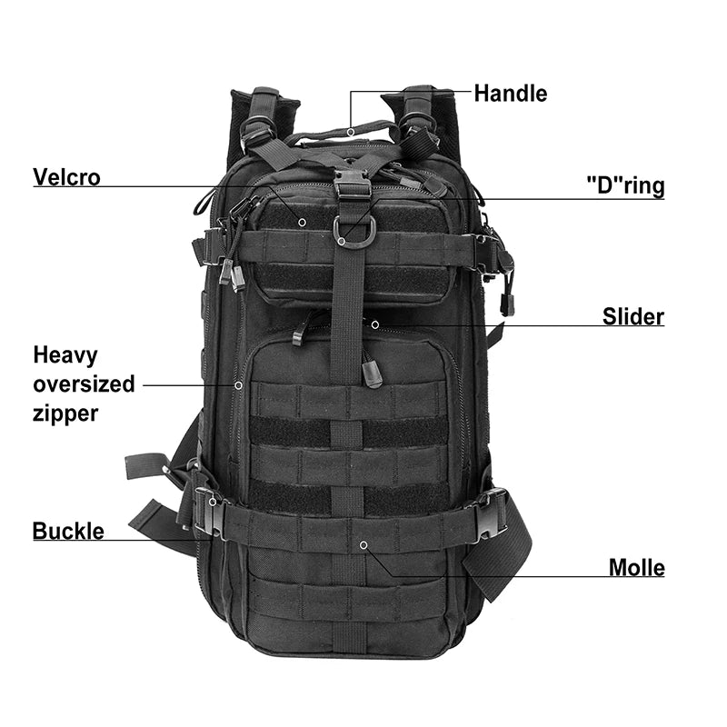 Small Tactical Backpack Military Daypack - 30L.jpg